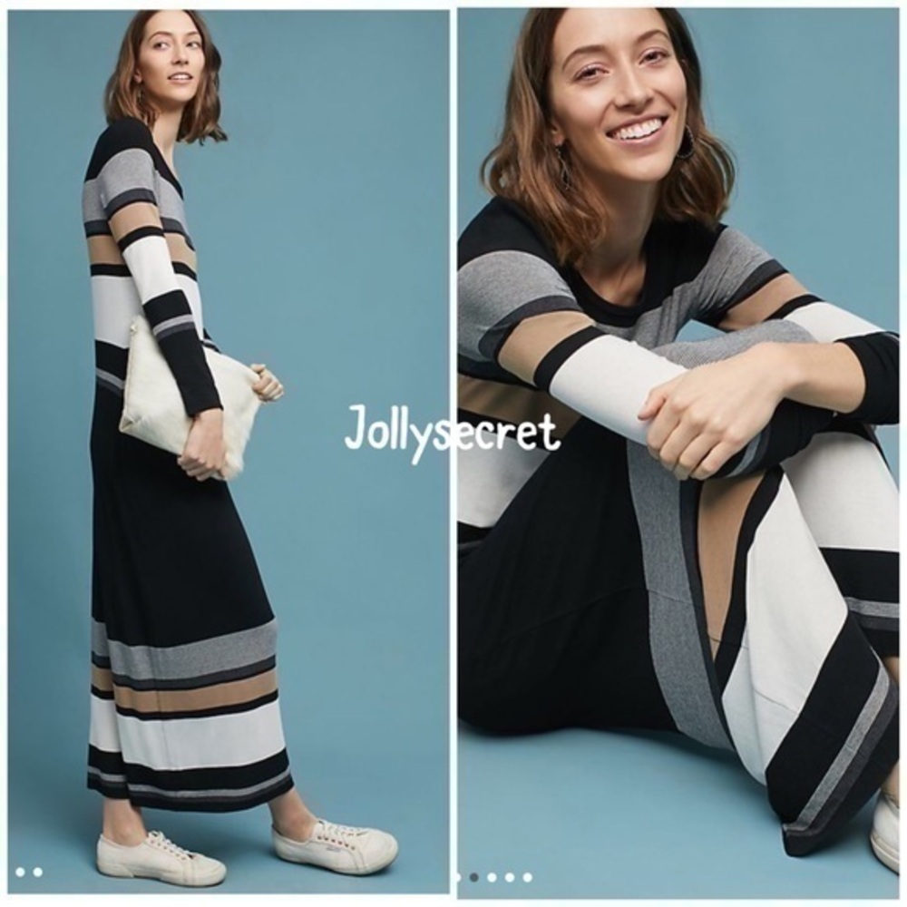 💋Anthropologie Bailey 44 Norwich stripe maxi size XS